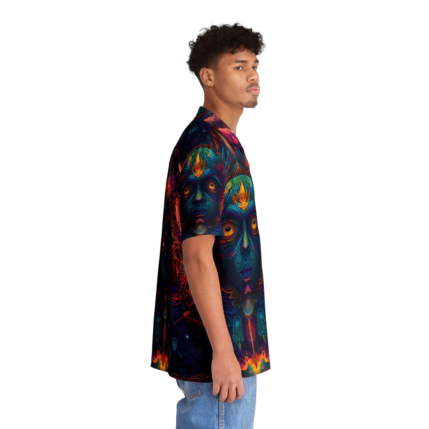 Men's Hawaiian Shirt (AOP) - Mystic Alchemy 2
