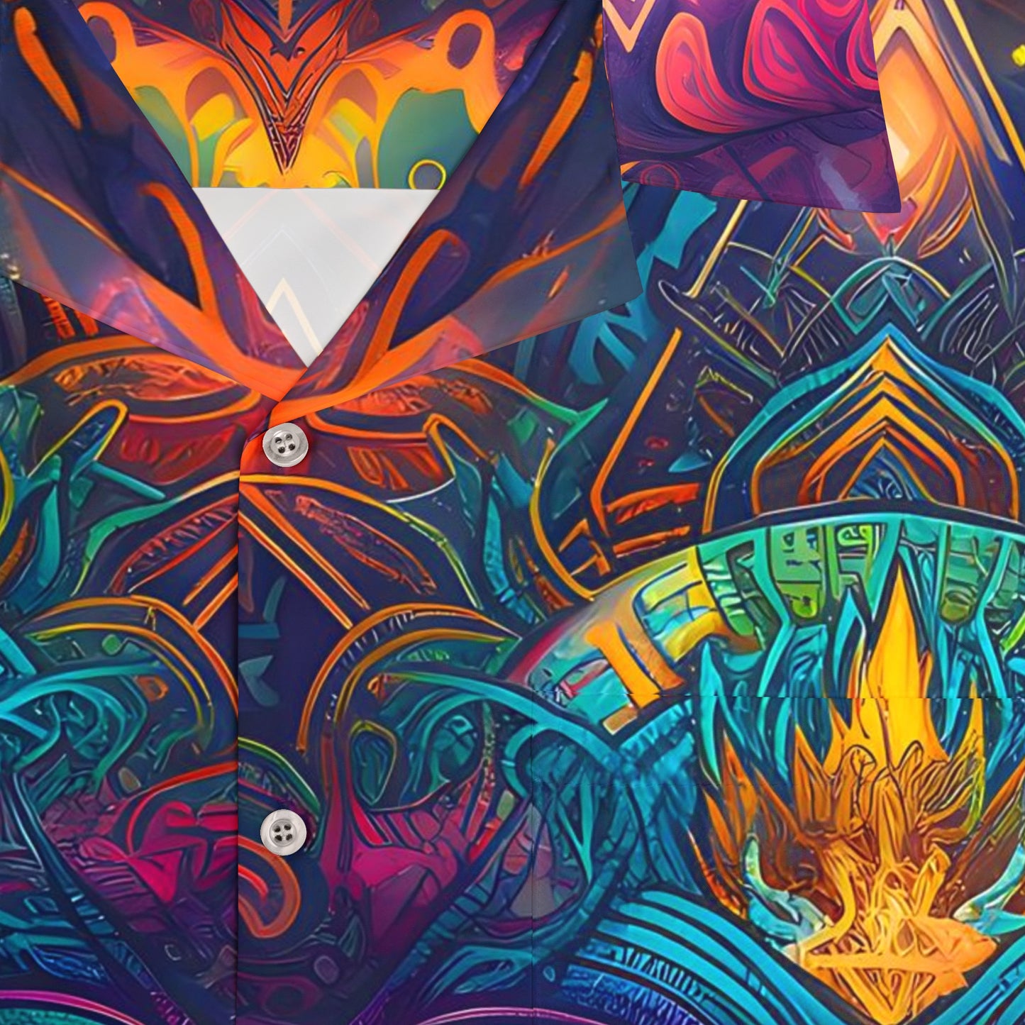 Men's Hawaiian Shirt (AOP) - Mystic Alchemy 2
