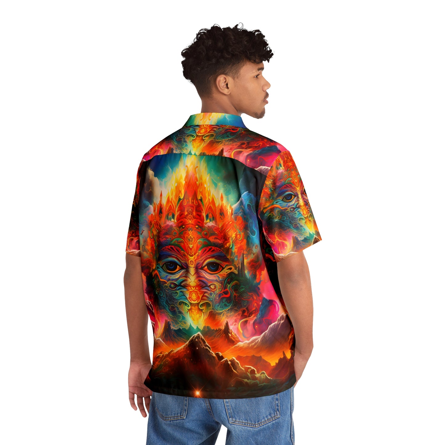Men's Hawaiian Shirt (AOP) - Celestial Rapture