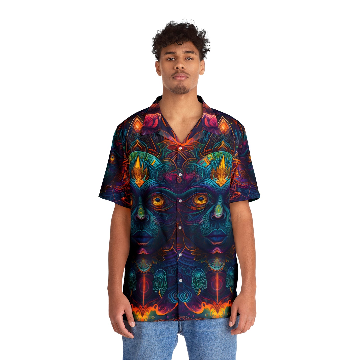 Men's Hawaiian Shirt (AOP) - Mystic Alchemy 2