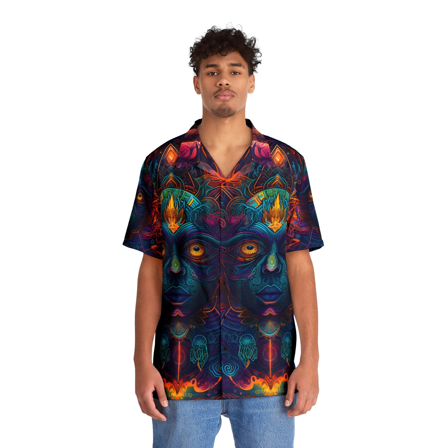 Men's Hawaiian Shirt (AOP) - Mystic Alchemy 2