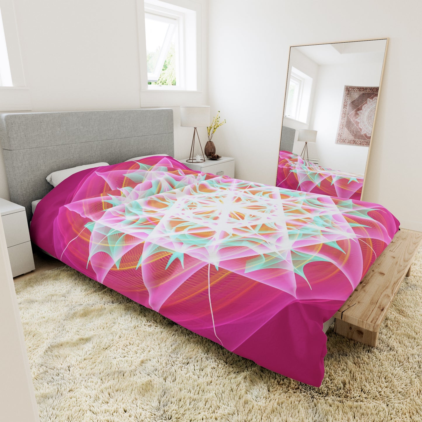Duvet Cover - Nexus Pink