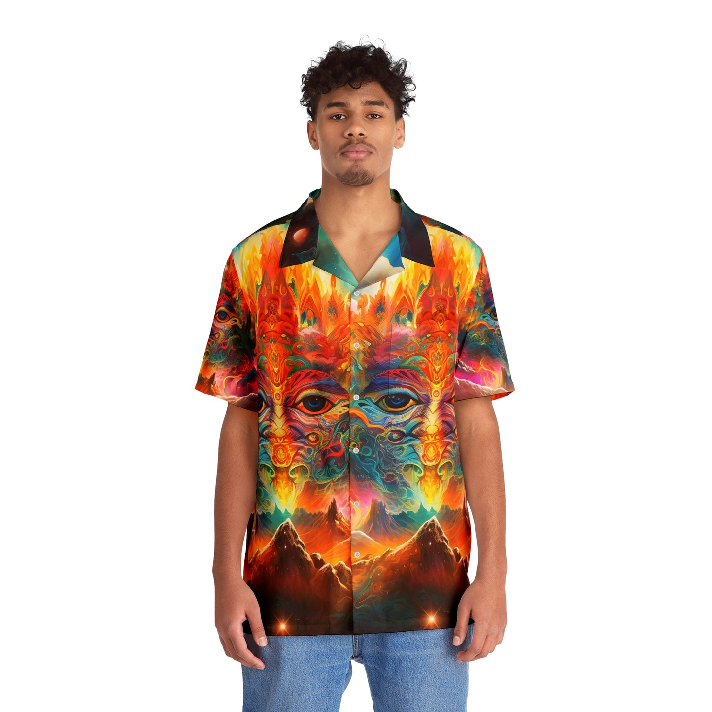 Men's Hawaiian Shirt (AOP) - Celestial Rapture