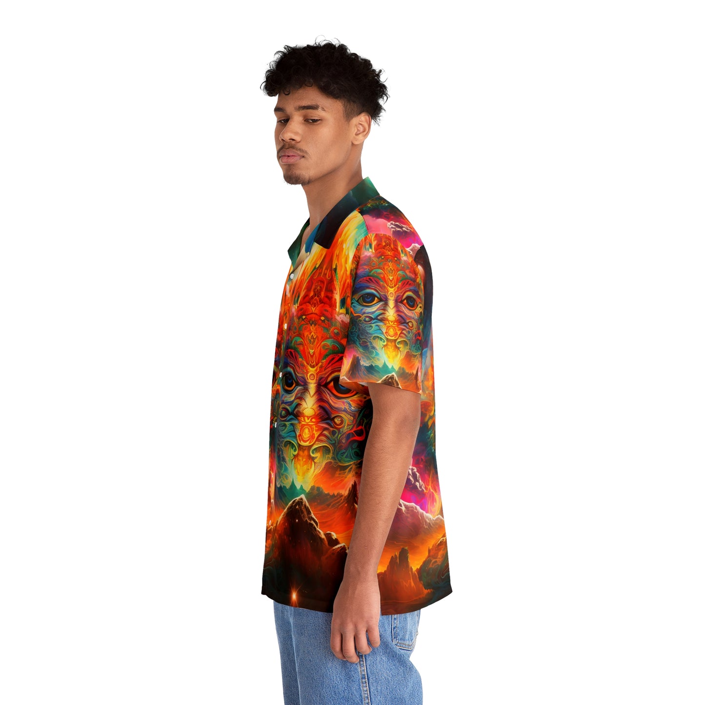 Men's Hawaiian Shirt (AOP) - Celestial Rapture