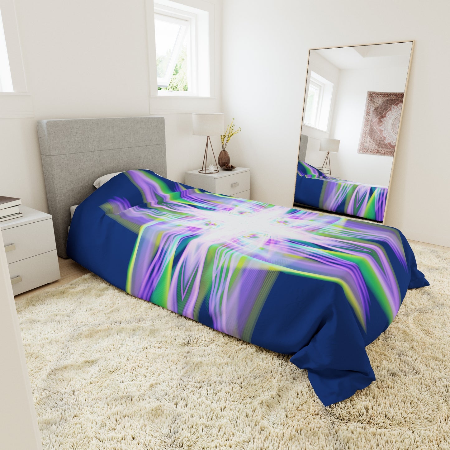 Duvet Cover - Violet Light