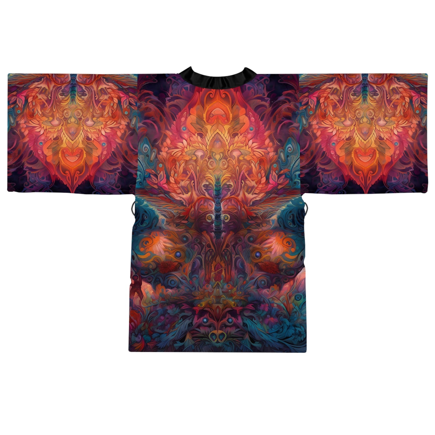 Long Sleeve Kimono Robe (AOP) - Psychedelic Dreamtime 4