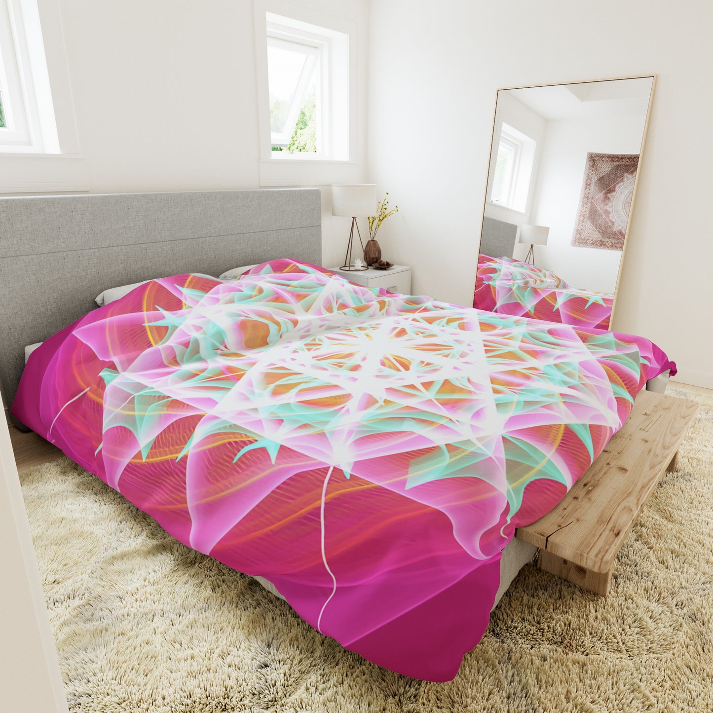 Duvet Cover - Nexus Pink