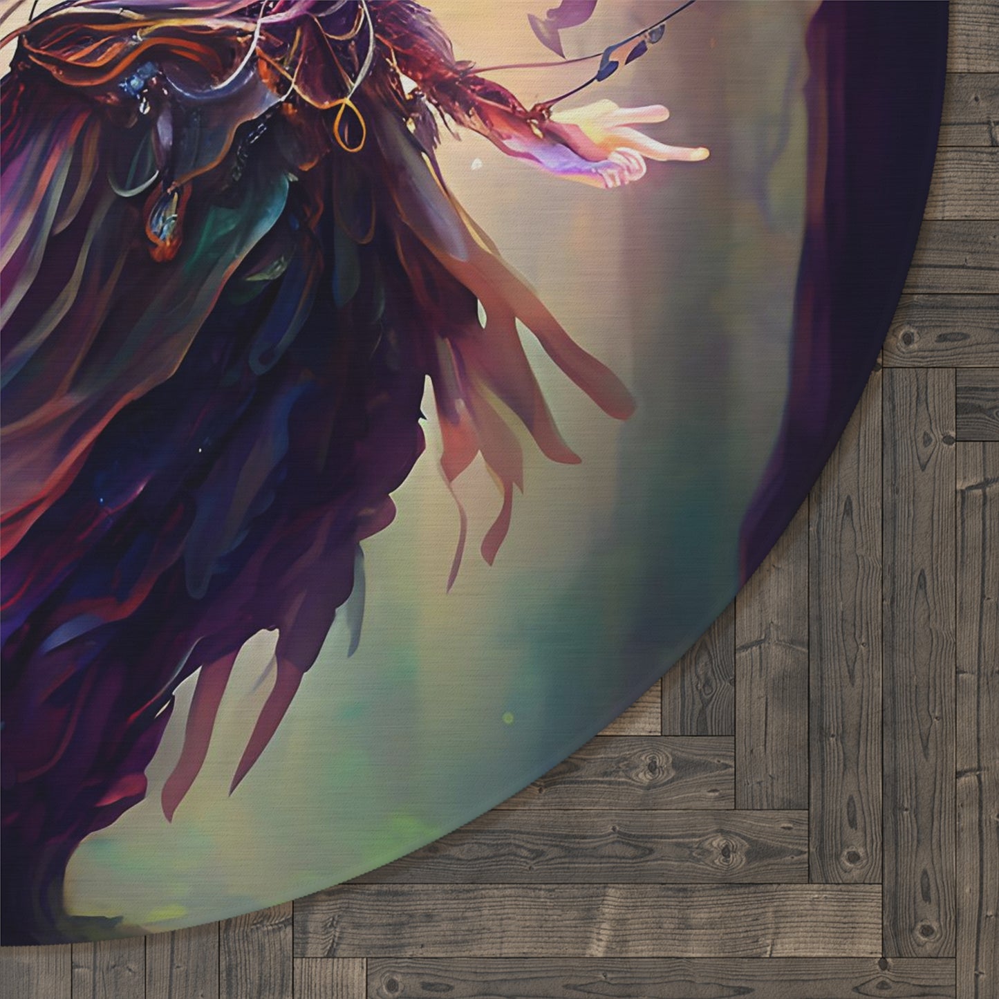 Round Rug - Medieval Fairy