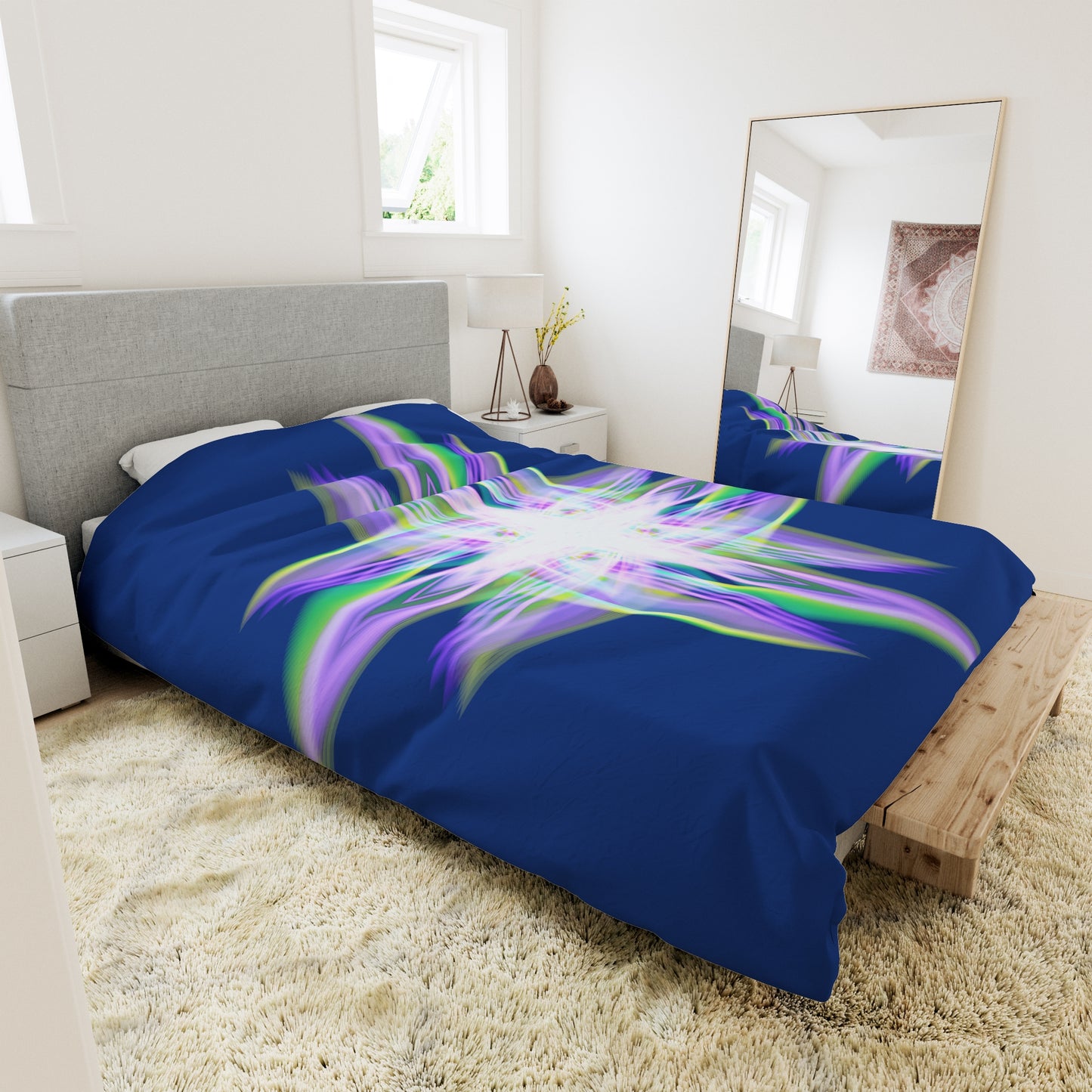 Duvet Cover - Violet Light