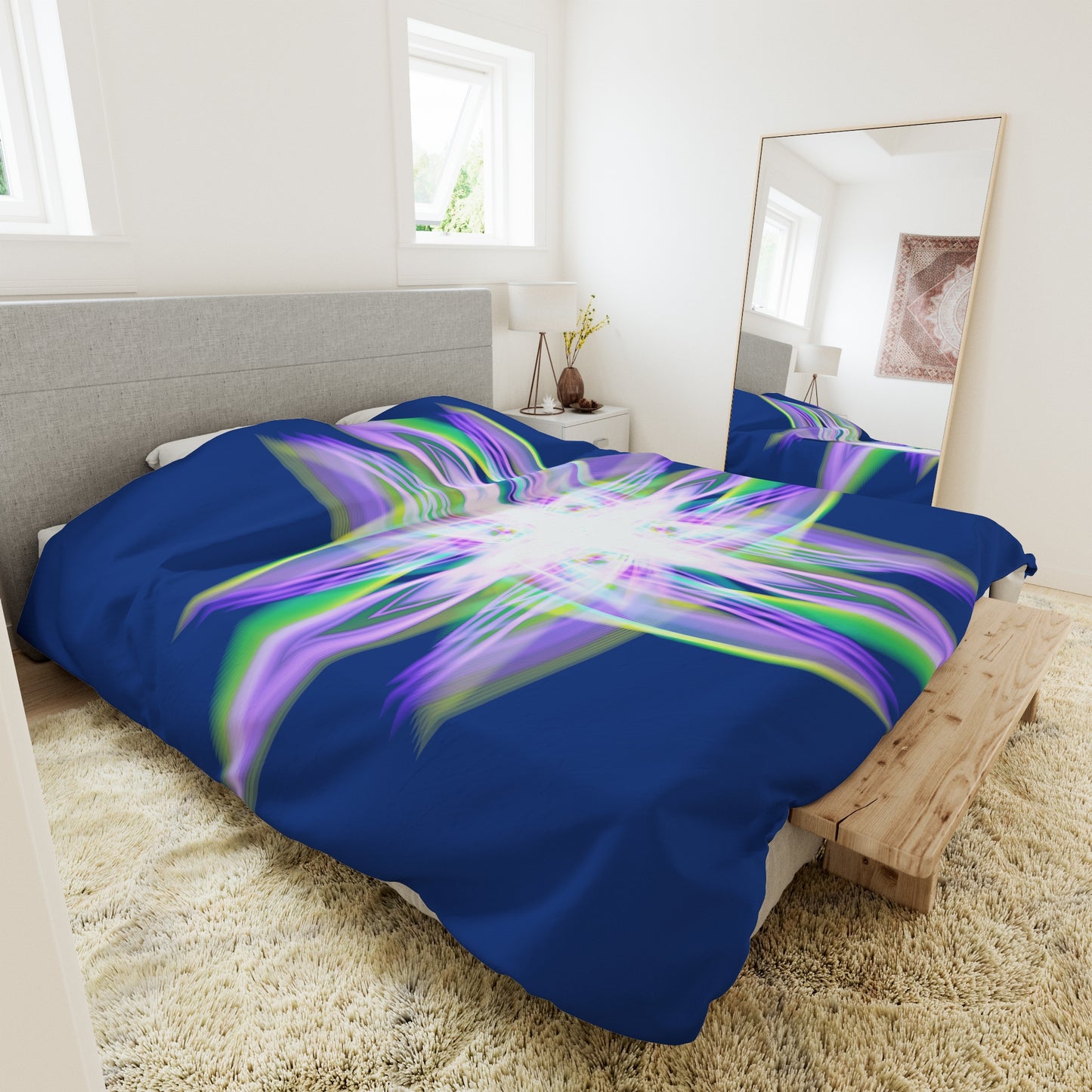 Duvet Cover - Violet Light