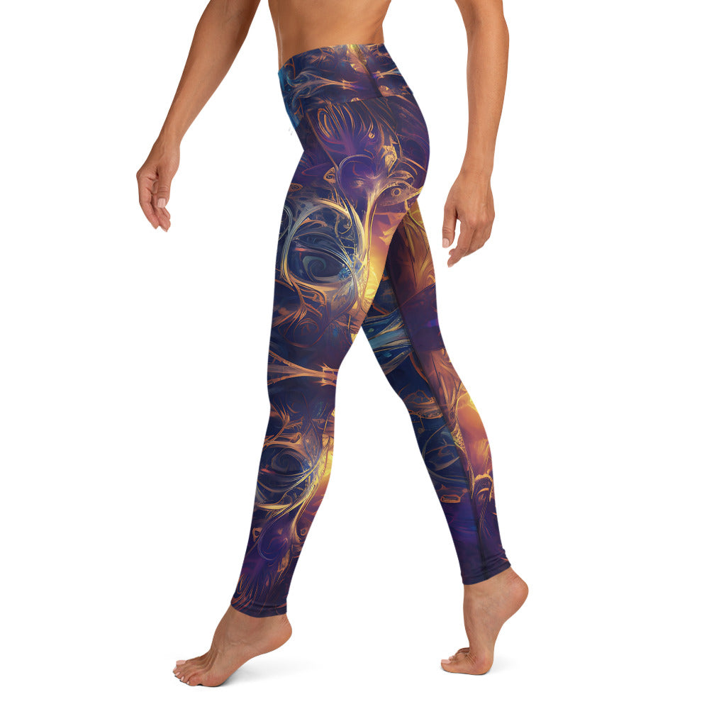 Yoga Leggings - Mystical Reflections 3
