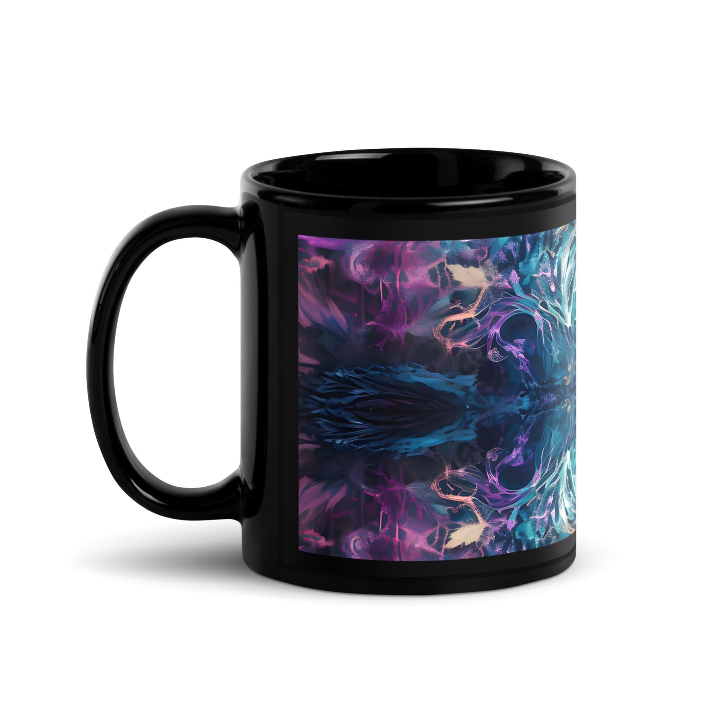 Black Glossy Mug - Mystical Reflections 4