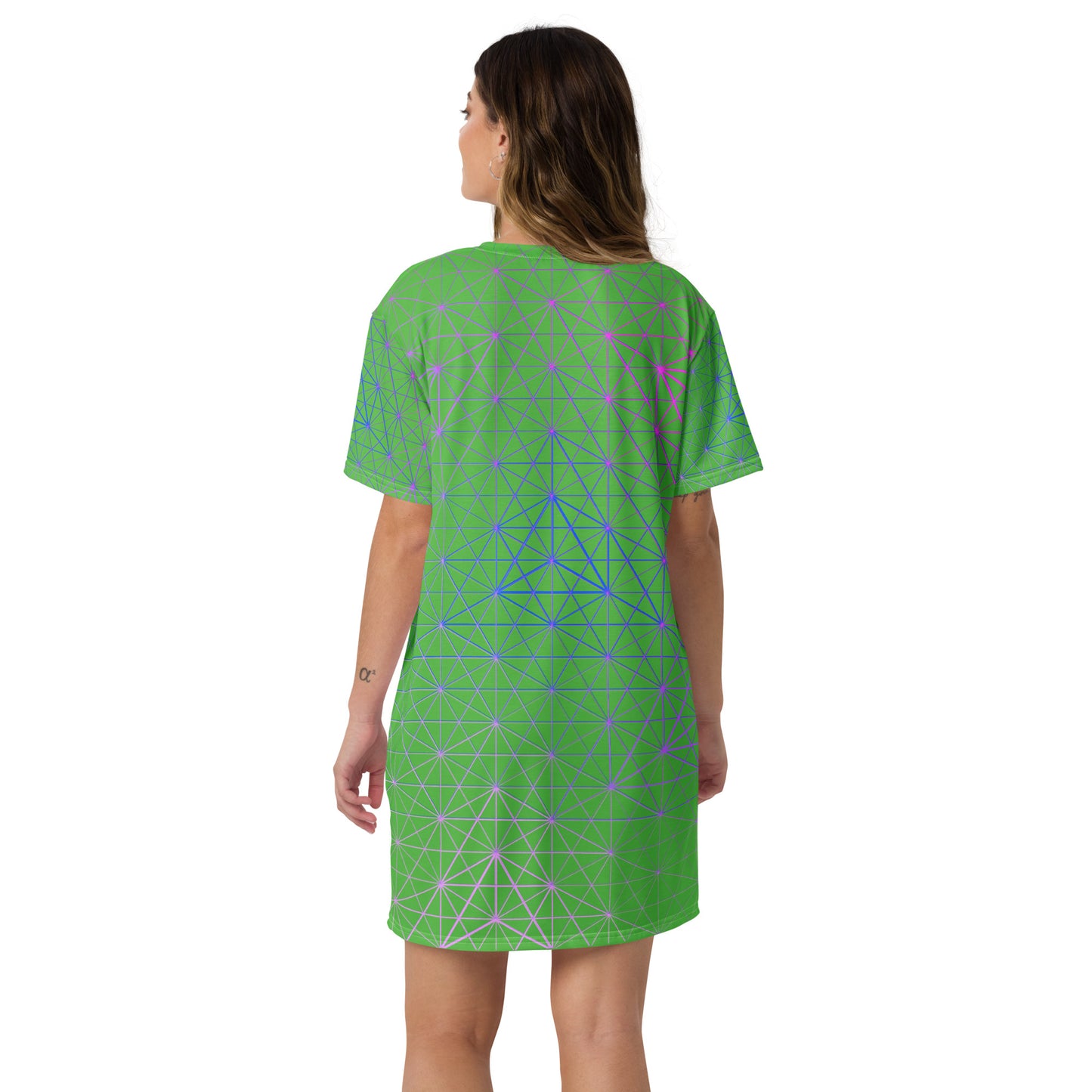 Cygnus - T-shirt dress (Green)