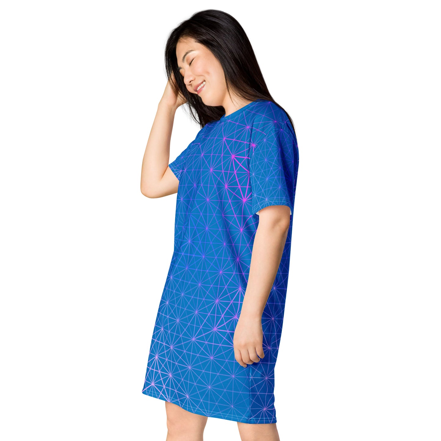 Cygnus - T-shirt dress (Blue)