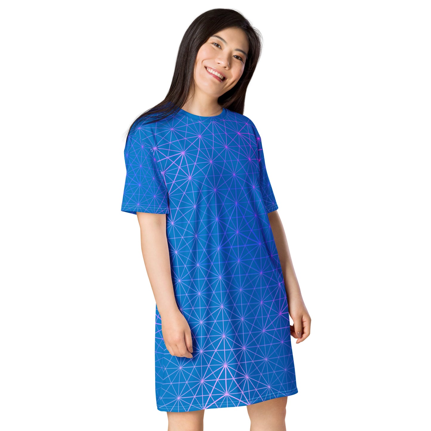 Cygnus - T-shirt dress (Blue)