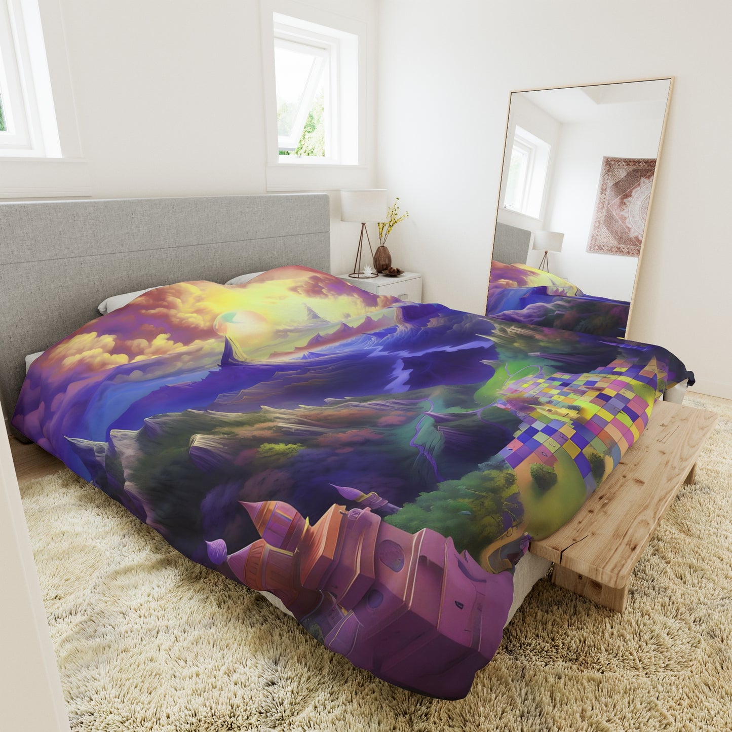 Duvet Cover - Sky Chess 4