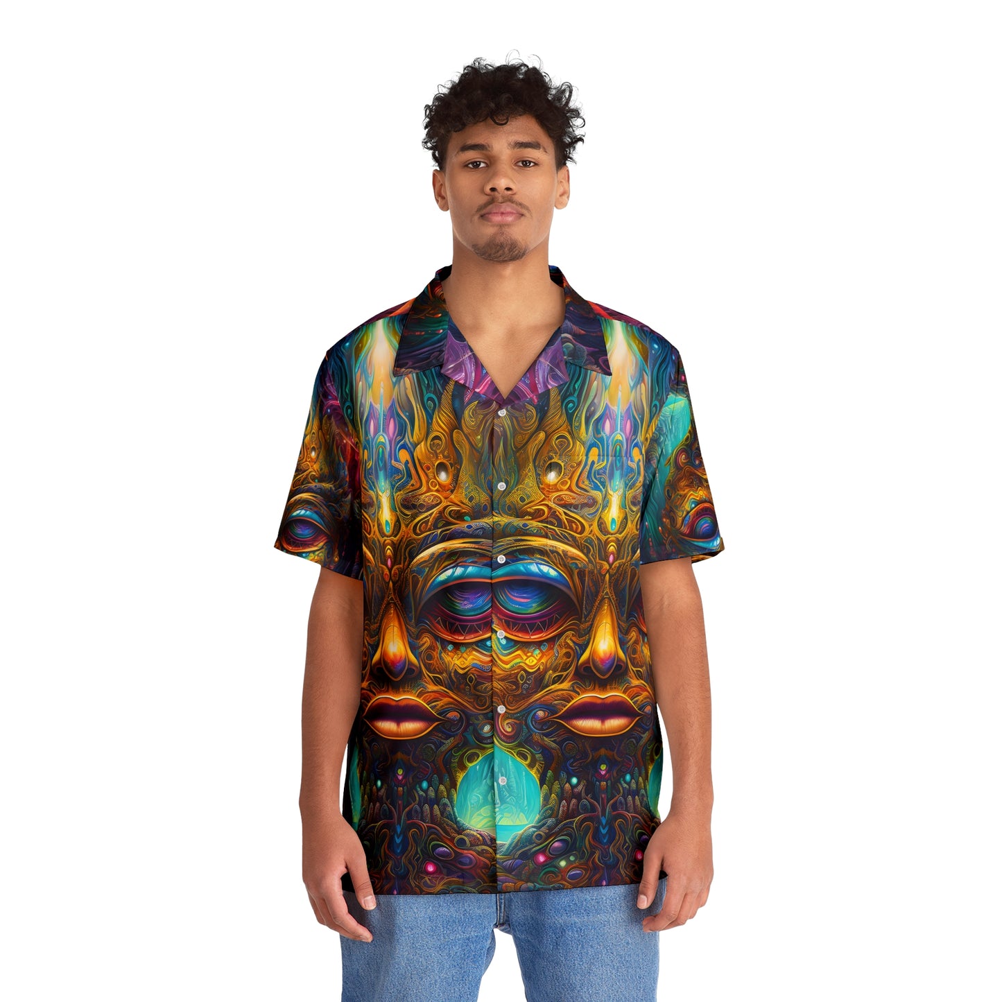 Men's Hawaiian Shirt (AOP) - Realm Explorers 2