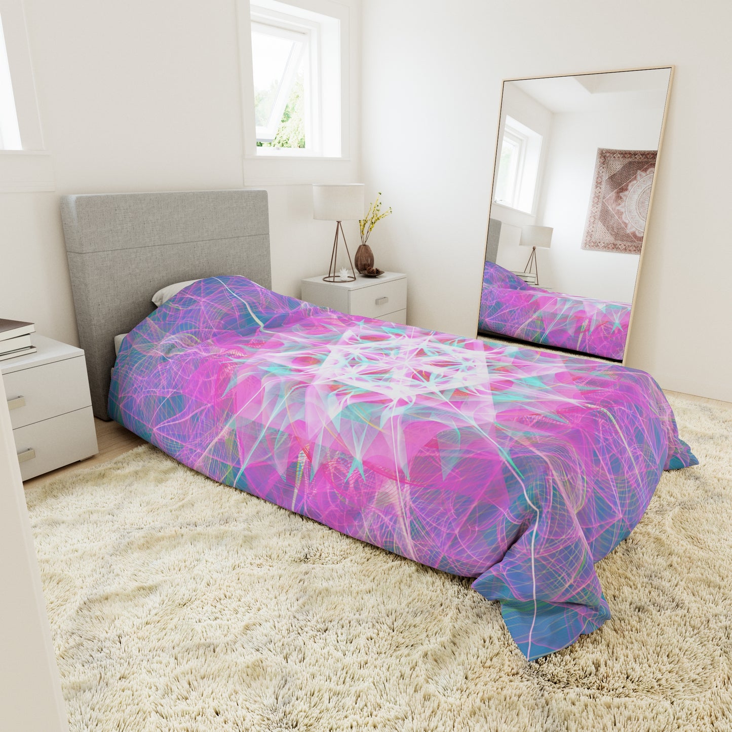 Duvet Cover - Nexus Pink