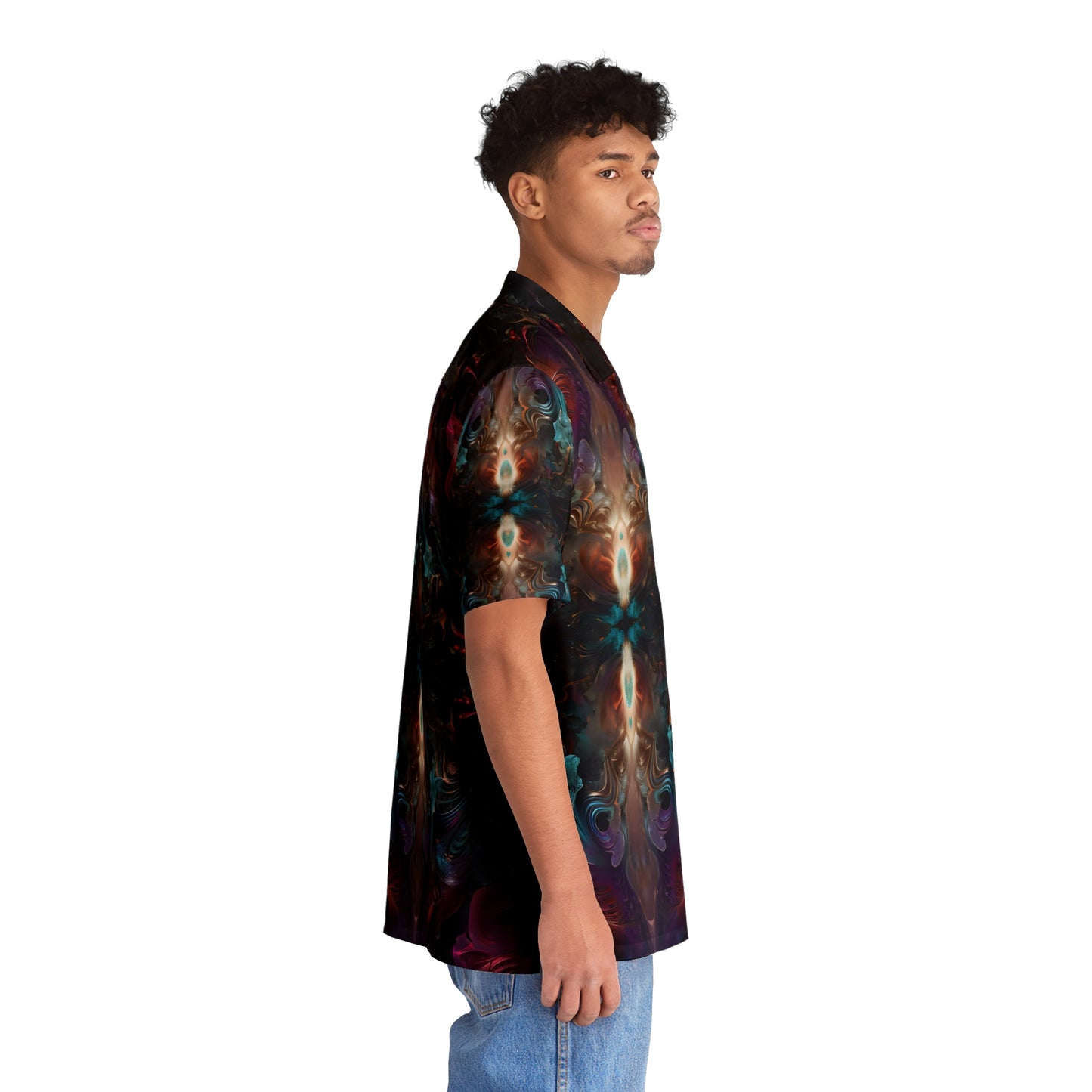 Men's Hawaiian Shirt (AOP) - Mystical Reflections 1