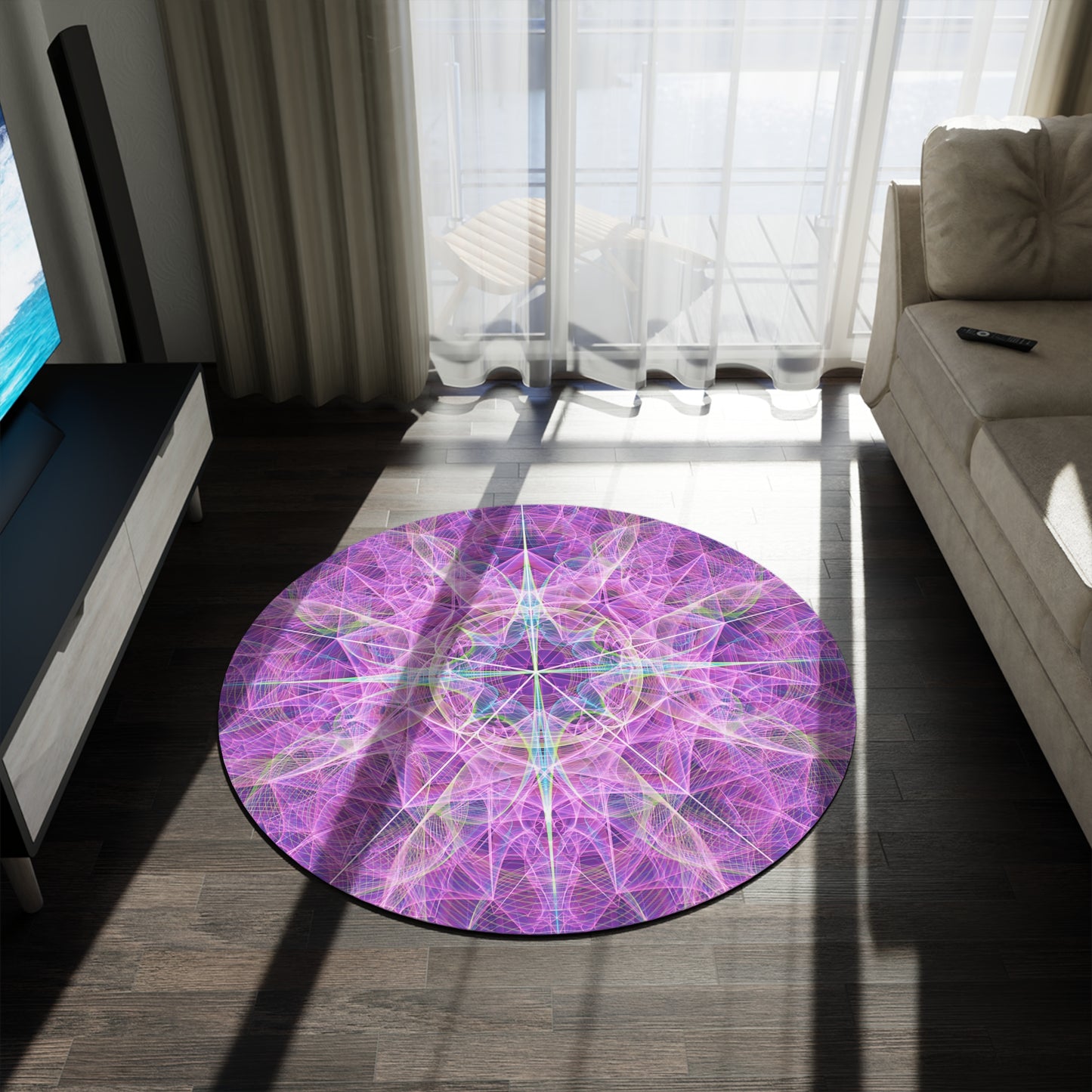 Round Rug - Nexus Pink