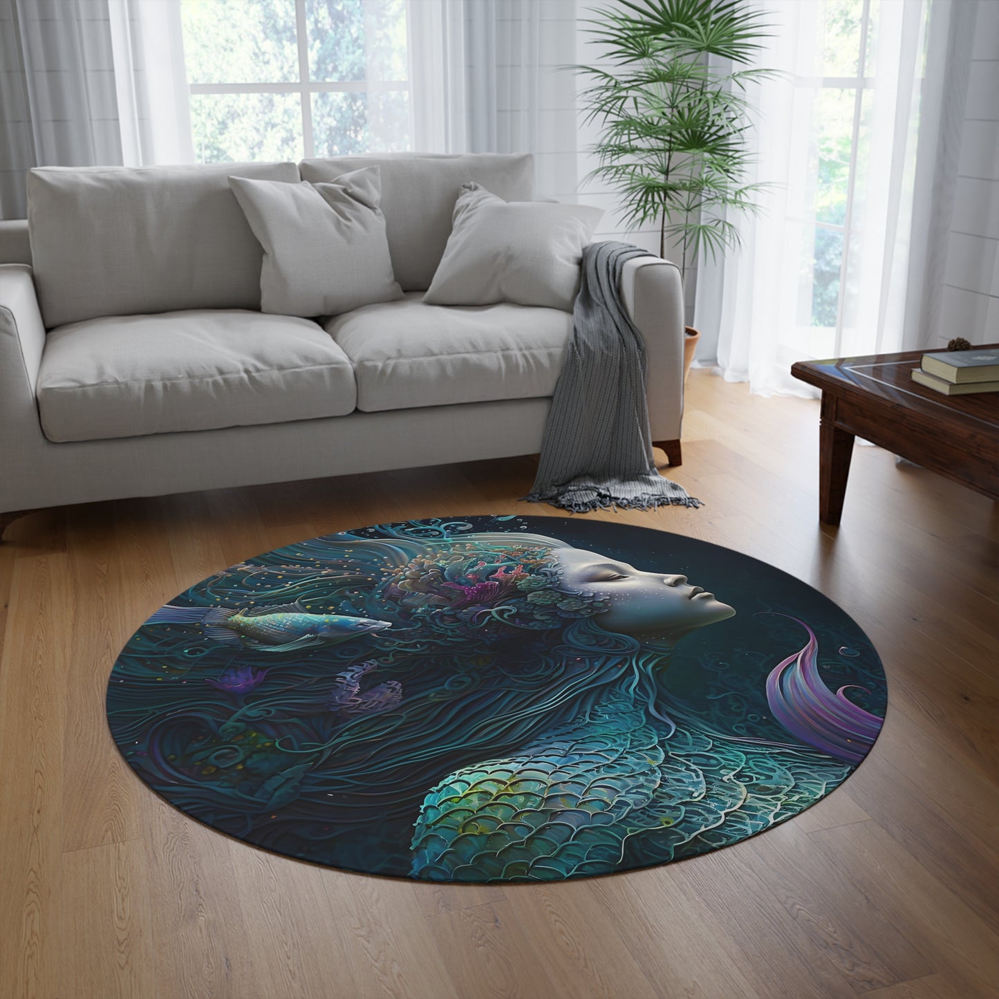 Round Rug - Mermaid 1