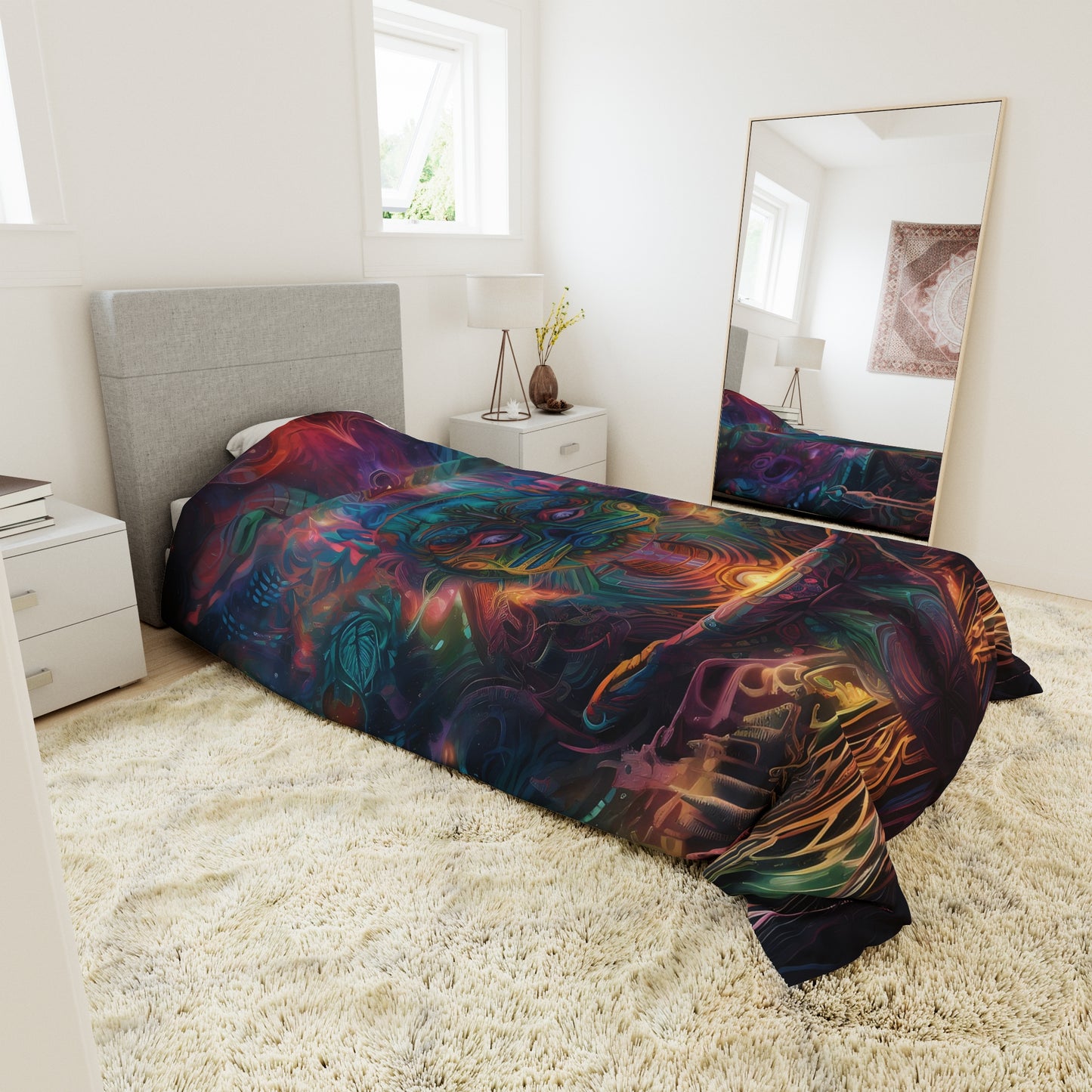 Duvet Cover - Shaman Drum 3