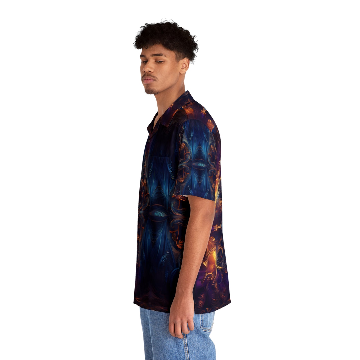 Men's Hawaiian Shirt (AOP) - Mystical Reflections 2