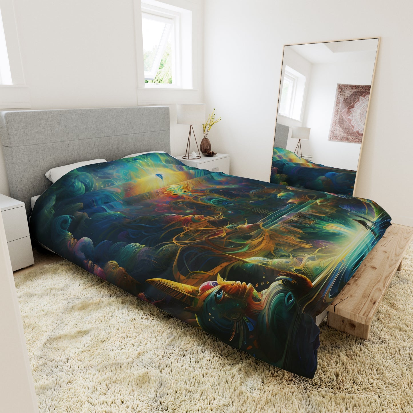 Duvet Cover - Shaman Drum 1