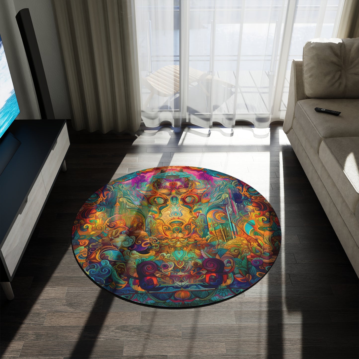 Round Rug - Dreamweavers Tapestry 2