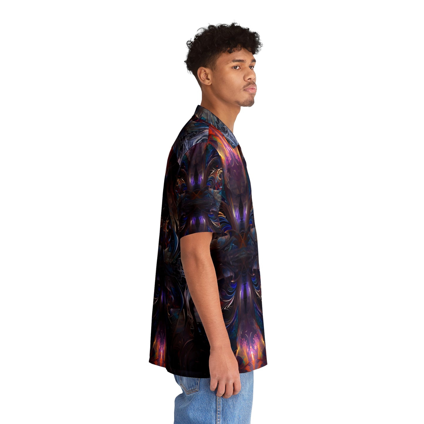 Men's Hawaiian Shirt (AOP) - Mystical Reflections 2