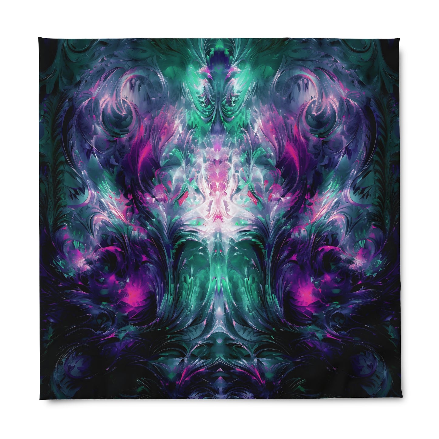 Copy of Duvet Cover - Mind Labyrinth Green