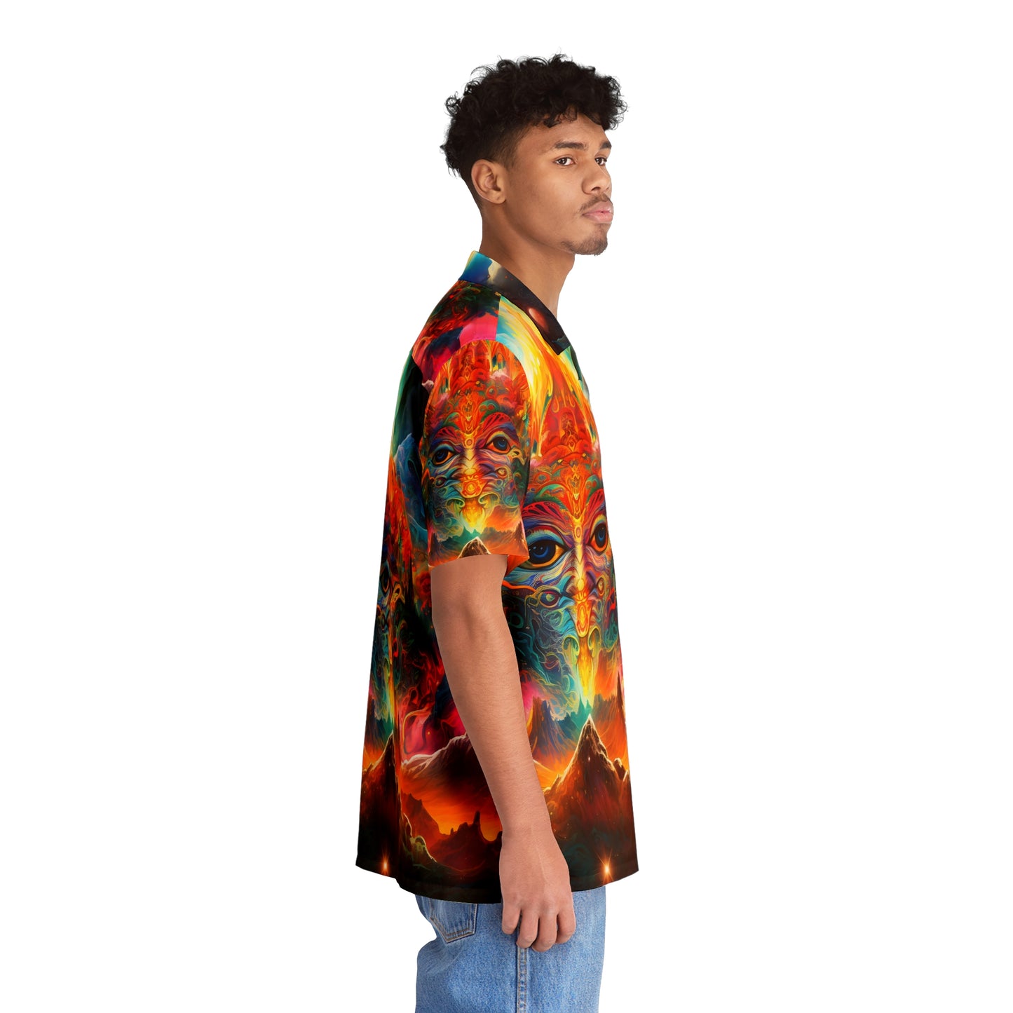 Men's Hawaiian Shirt (AOP) - Celestial Rapture