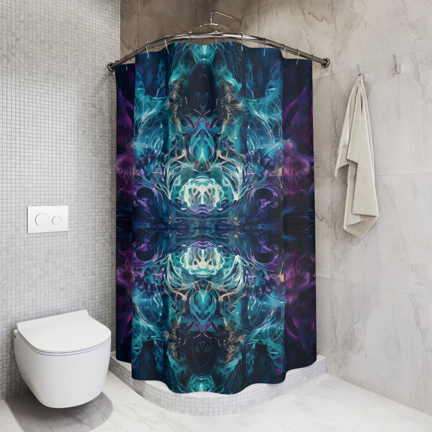 Polyester Shower Curtain - Mystical Reflections 4