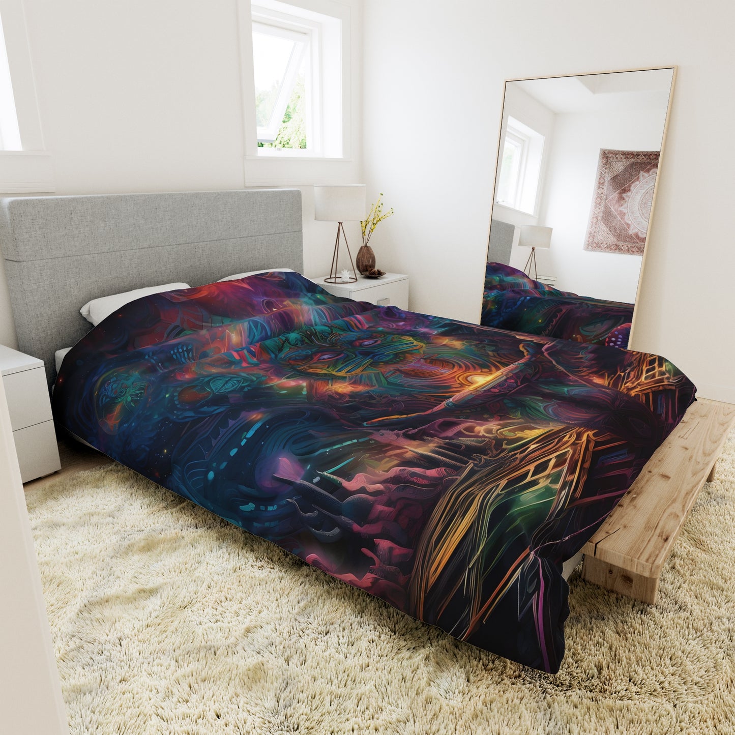 Duvet Cover - Shaman Drum 3