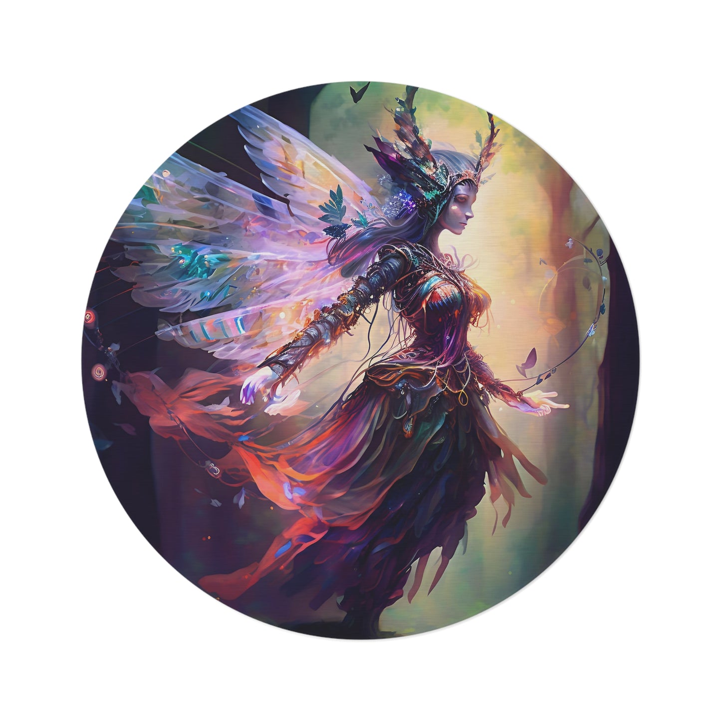 Round Rug - Medieval Fairy