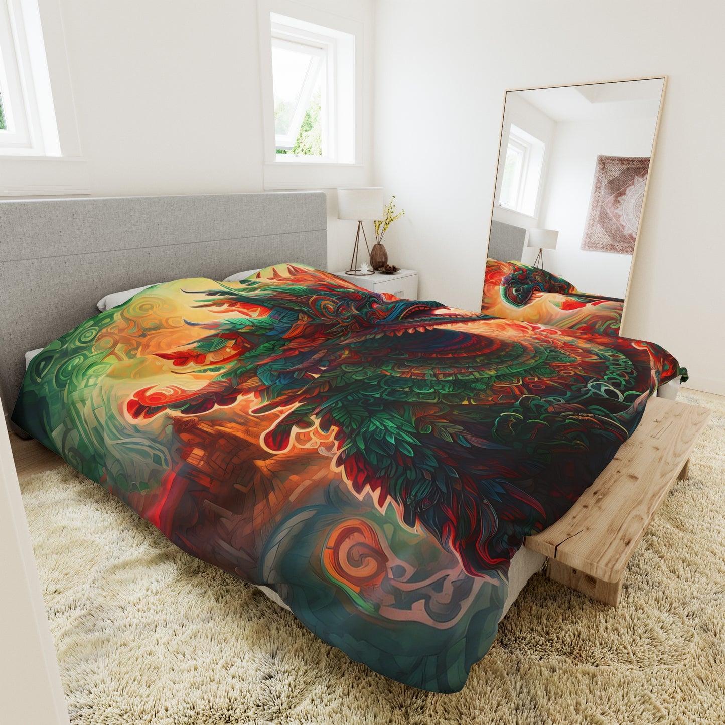 Duvet Cover - Quetzalcoatl 2