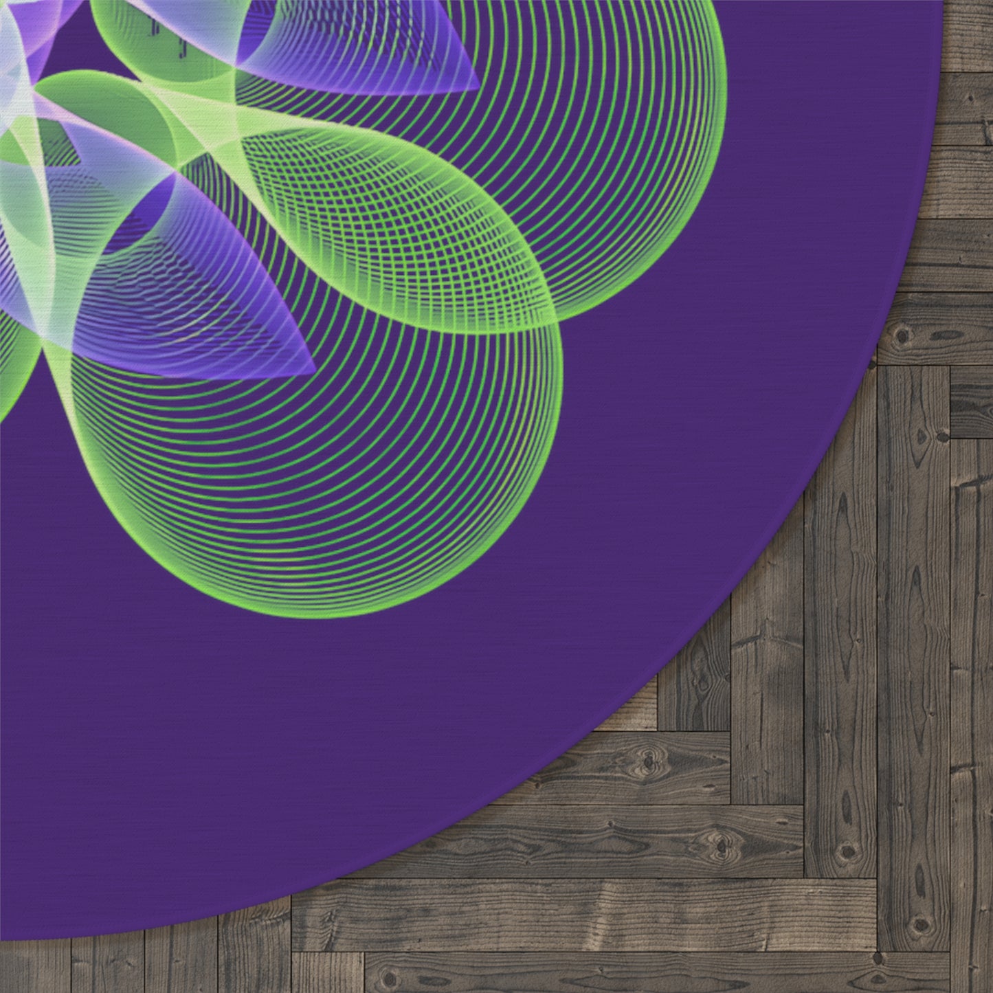 Round Rug - Binary System