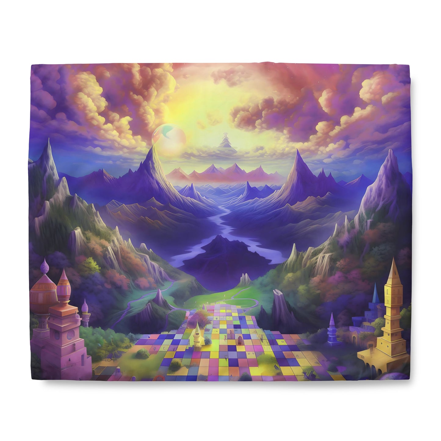 Duvet Cover - Sky Chess 4