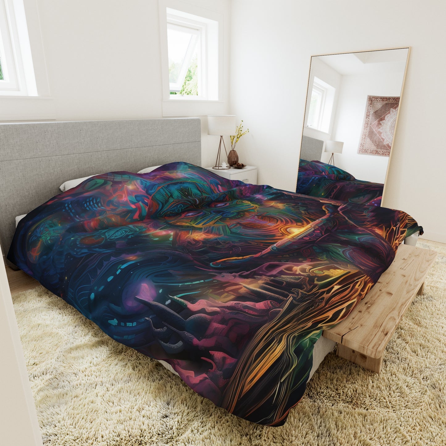 Duvet Cover - Shaman Drum 3