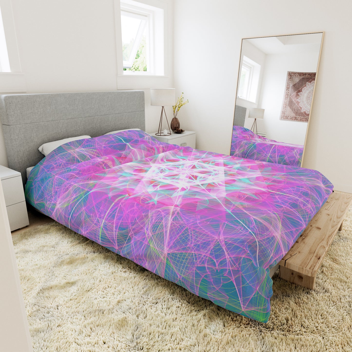 Duvet Cover - Nexus Pink