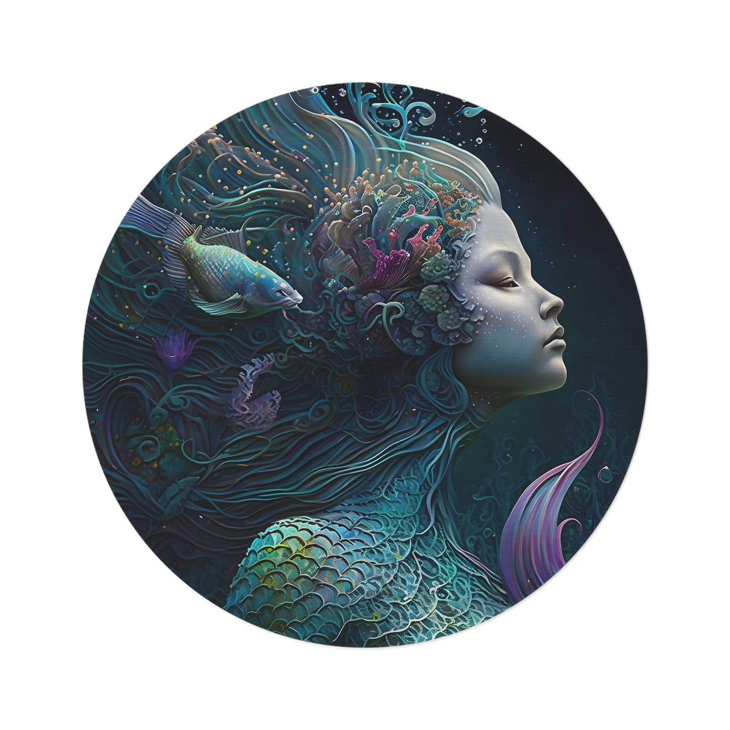 Round Rug - Mermaid 1