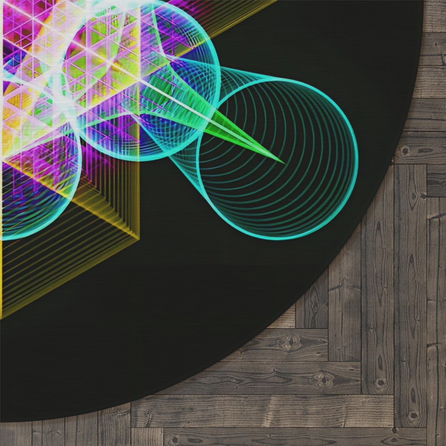Round Rug - Cubix
