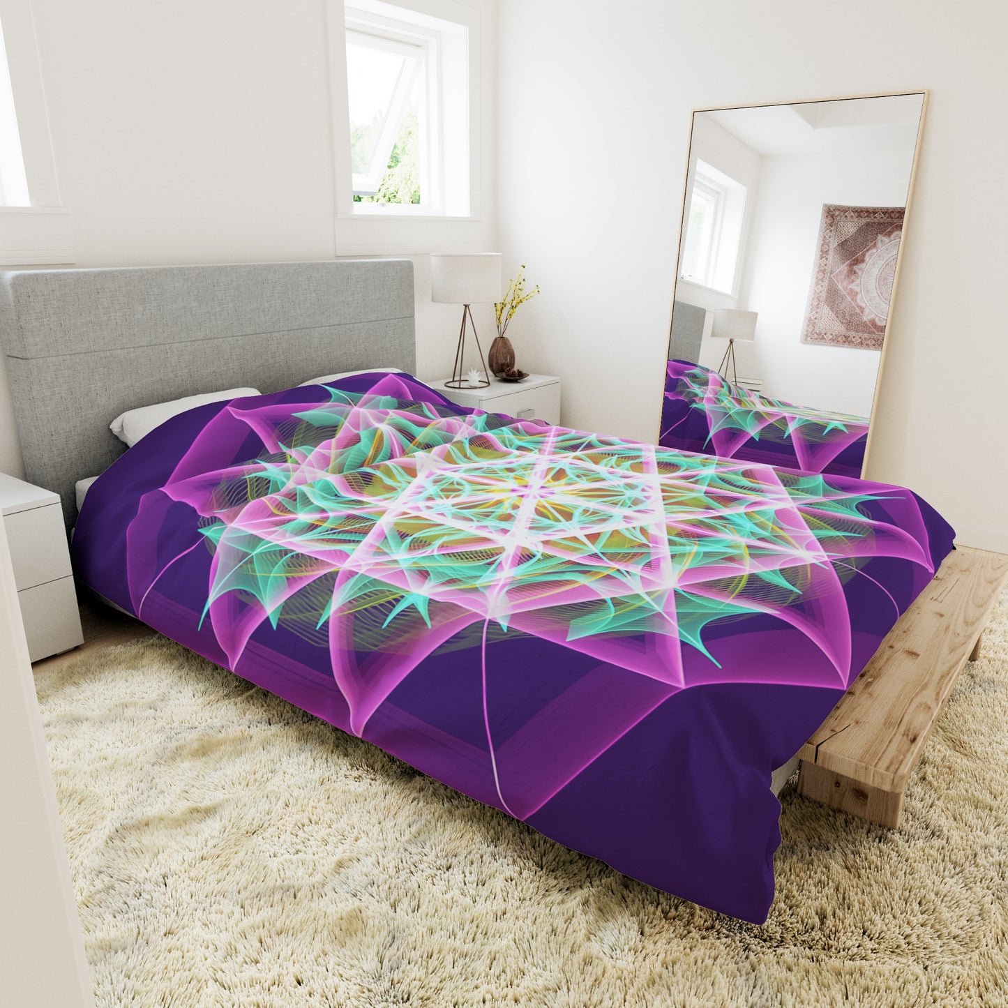 Duvet Cover - Nexus Purple