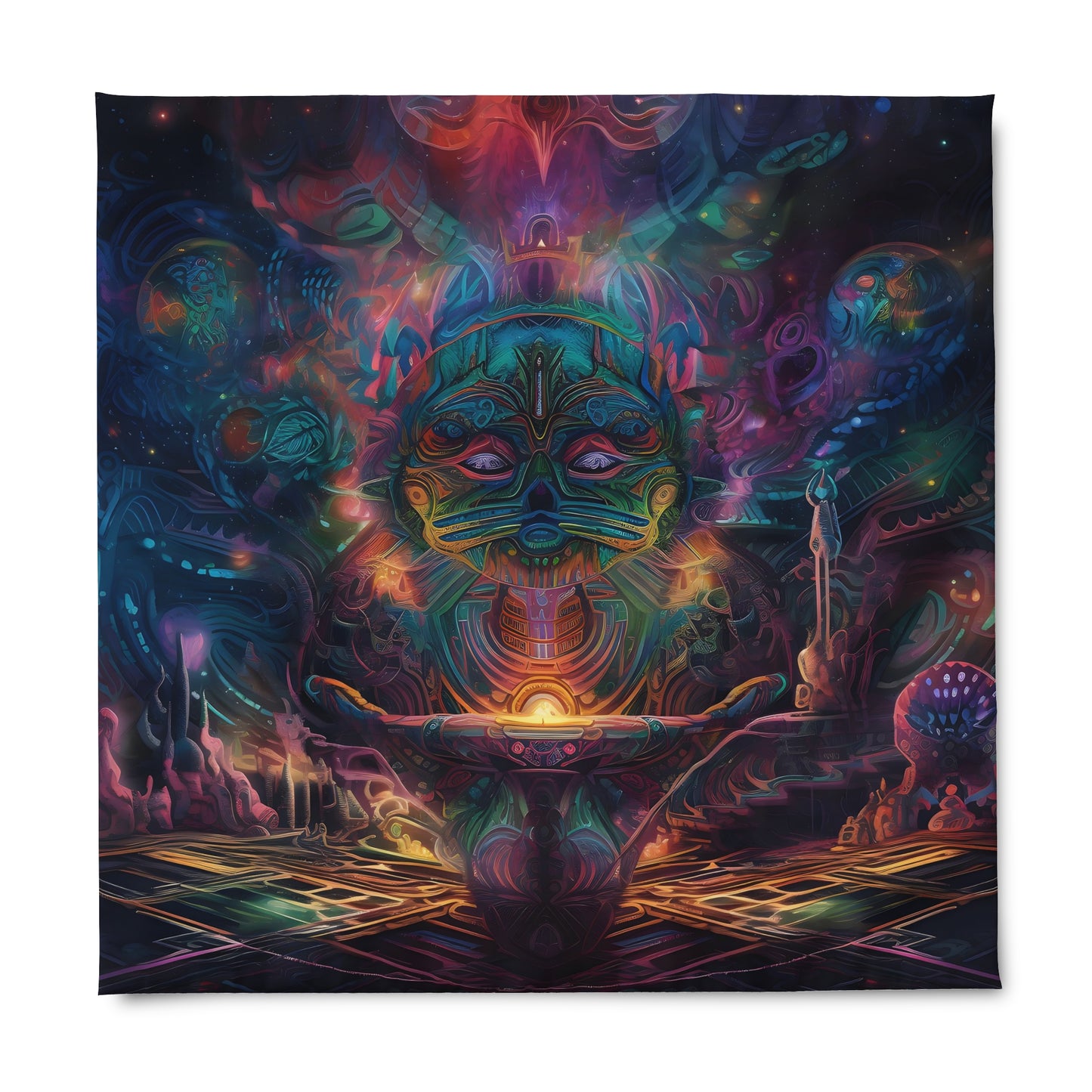 Duvet Cover - Shaman Drum 3