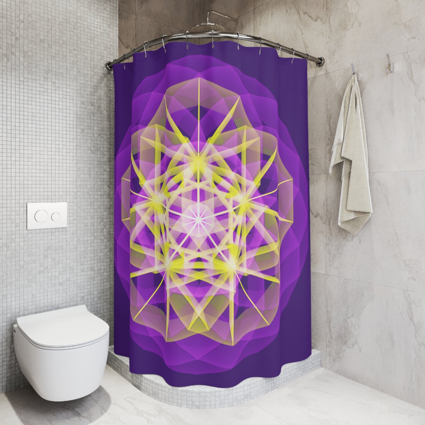Copy of Polyester Shower Curtain - Mandala 2