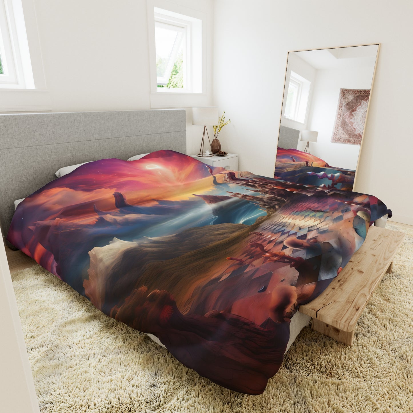Duvet Cover - Sky Chess 2