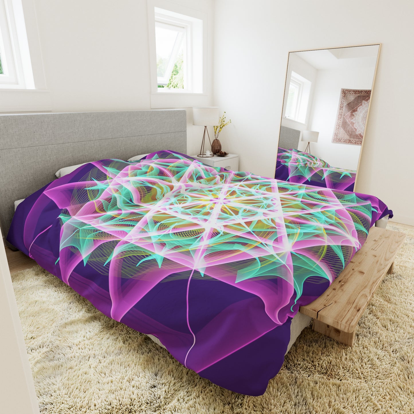 Duvet Cover - Nexus Purple