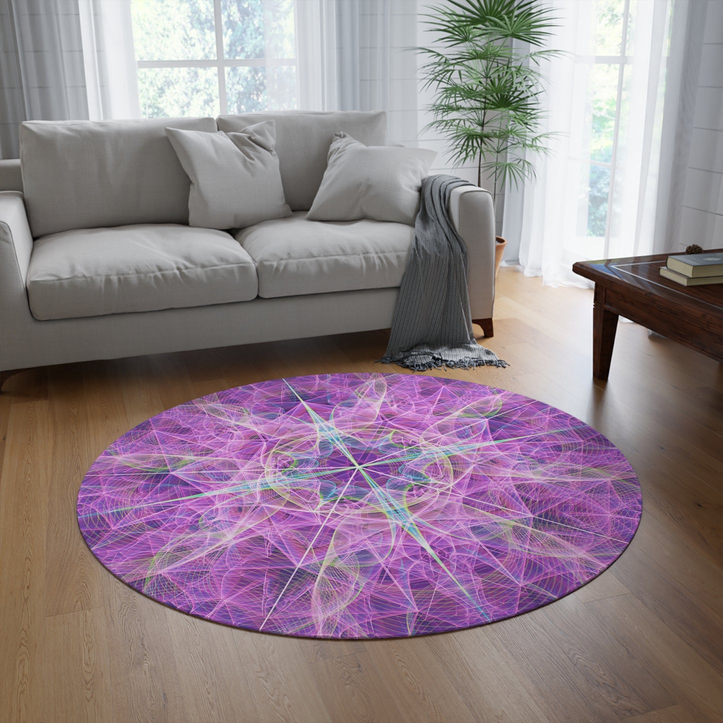 Round Rug - Nexus Pink