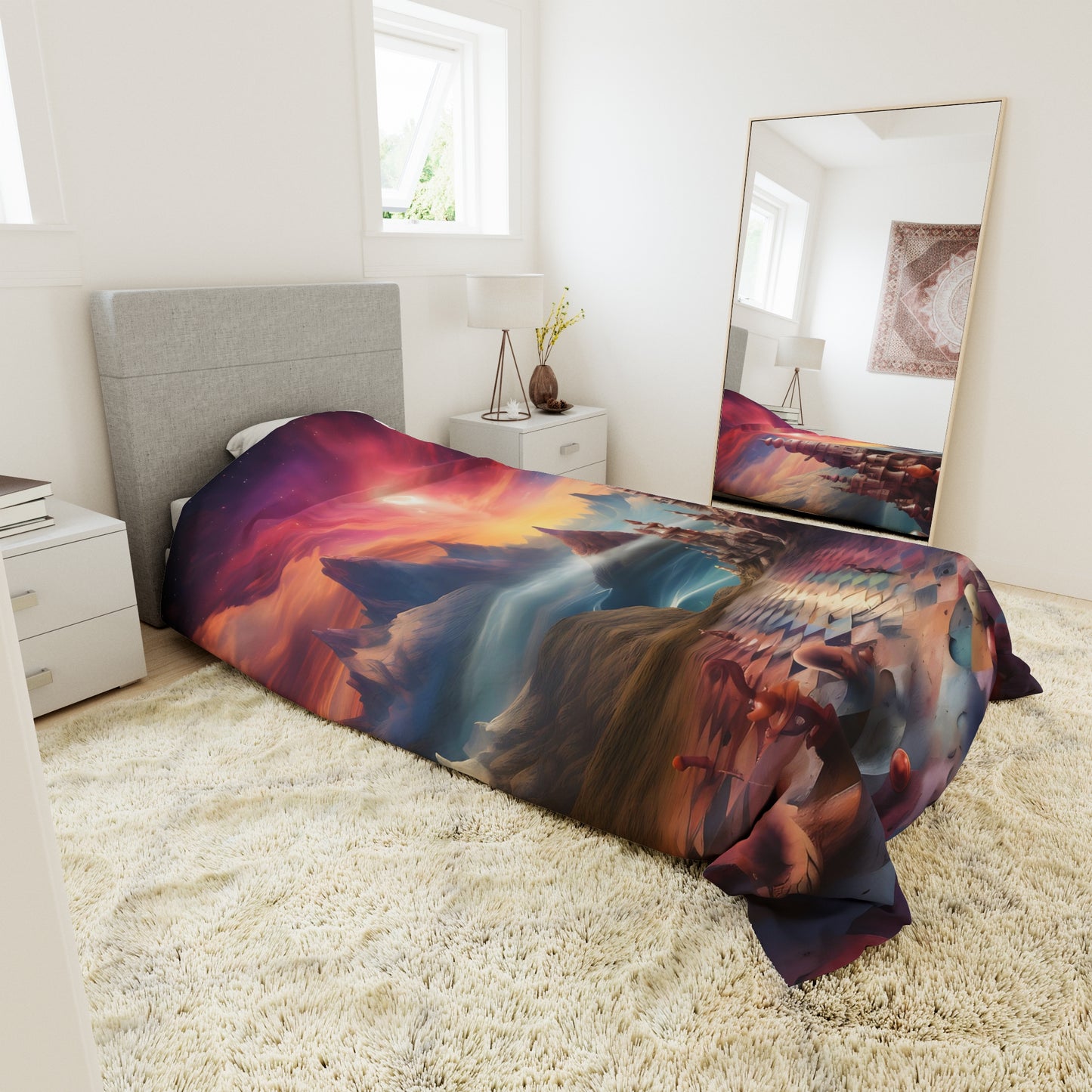 Duvet Cover - Sky Chess 2