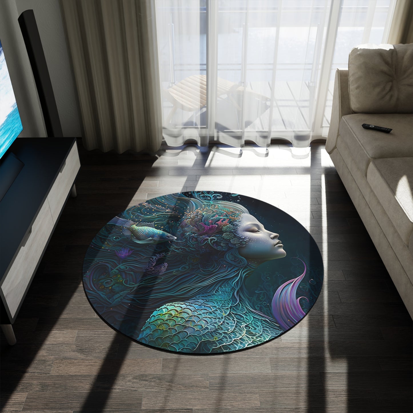 Round Rug - Mermaid 1